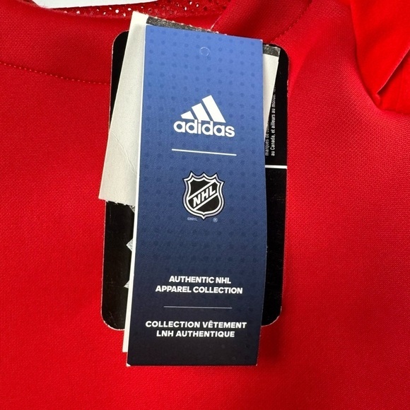 NWT Adidas x Washington Capitals Game Mode NHL Hoodie in Red Size Medium - Picture 4 of 13